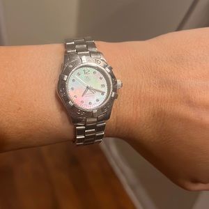 Tag Heuer Aquaracer watch with diamonds